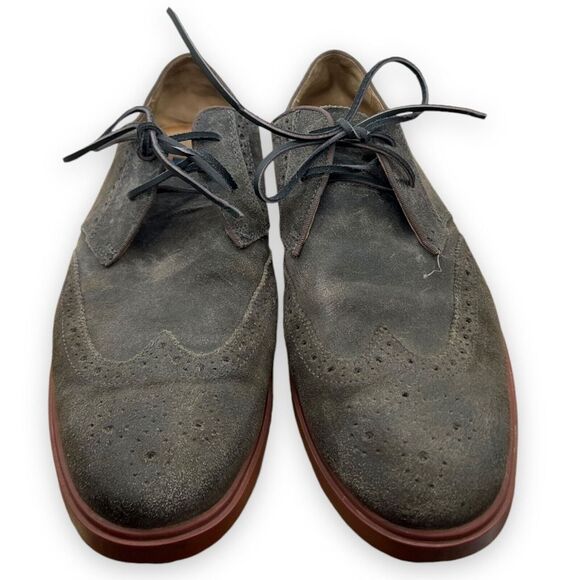 Vintage Polo Ralph Lauren Shoes‎  Mens 12 Orrick Leather Wing Tip Casual Preppy - Picture 1 of 10